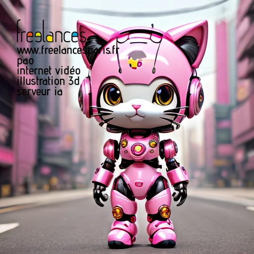 Pao mise en page internet vidéo illustration 3d serveur IA générative AI freelance paris studio de création magazines QTVYLB50